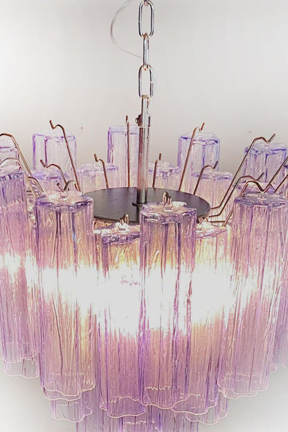 Amethyst Art Glass Pendant Chandelier - view 12 | vexalamps