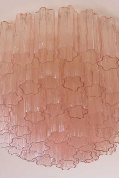 Large Pink Art Glass Tronchi Ceiling Light - view 6 | vexalamps