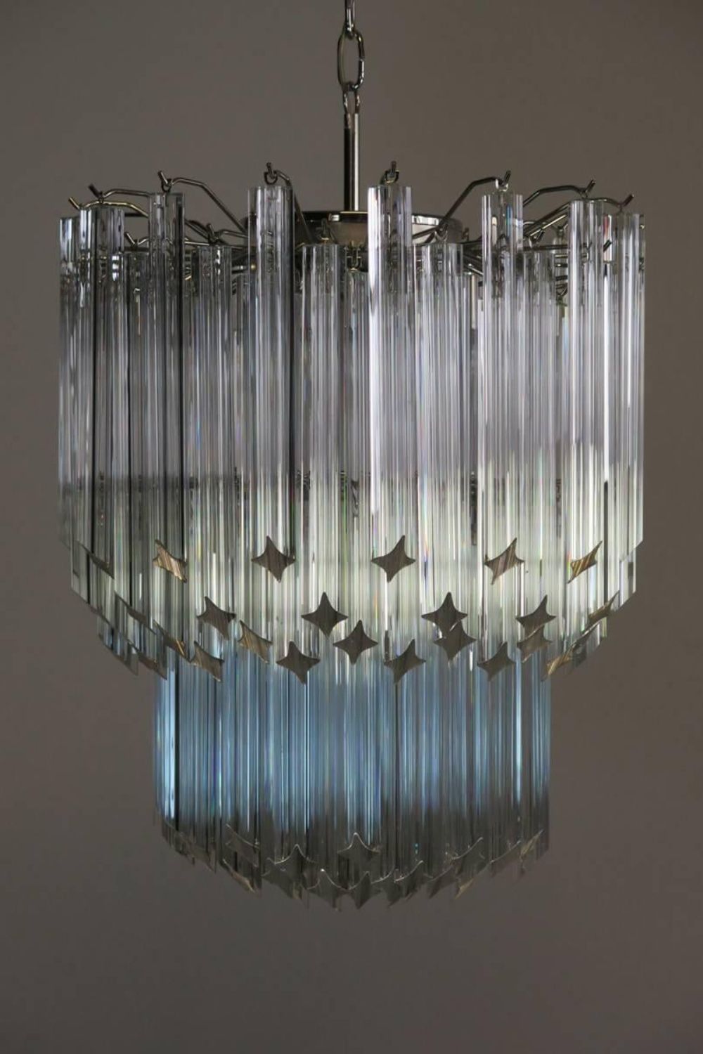 Venini Style Art Quadriedri Chandelier - view 11 | vexalamps
