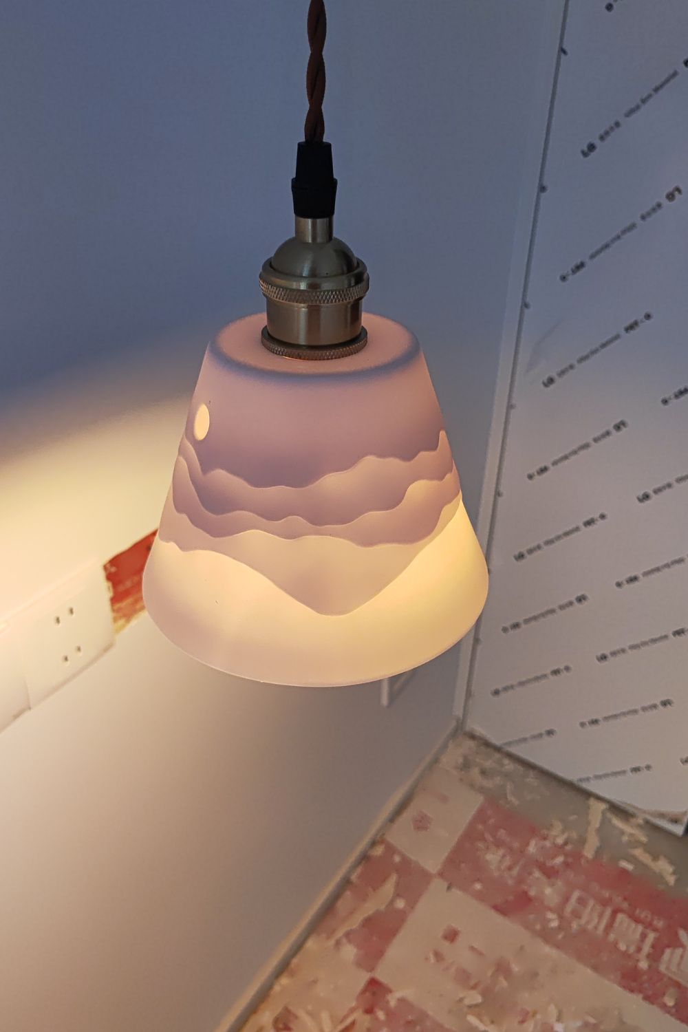 Mountains Shadow Ceramic Pendant Lamp - vexalamps