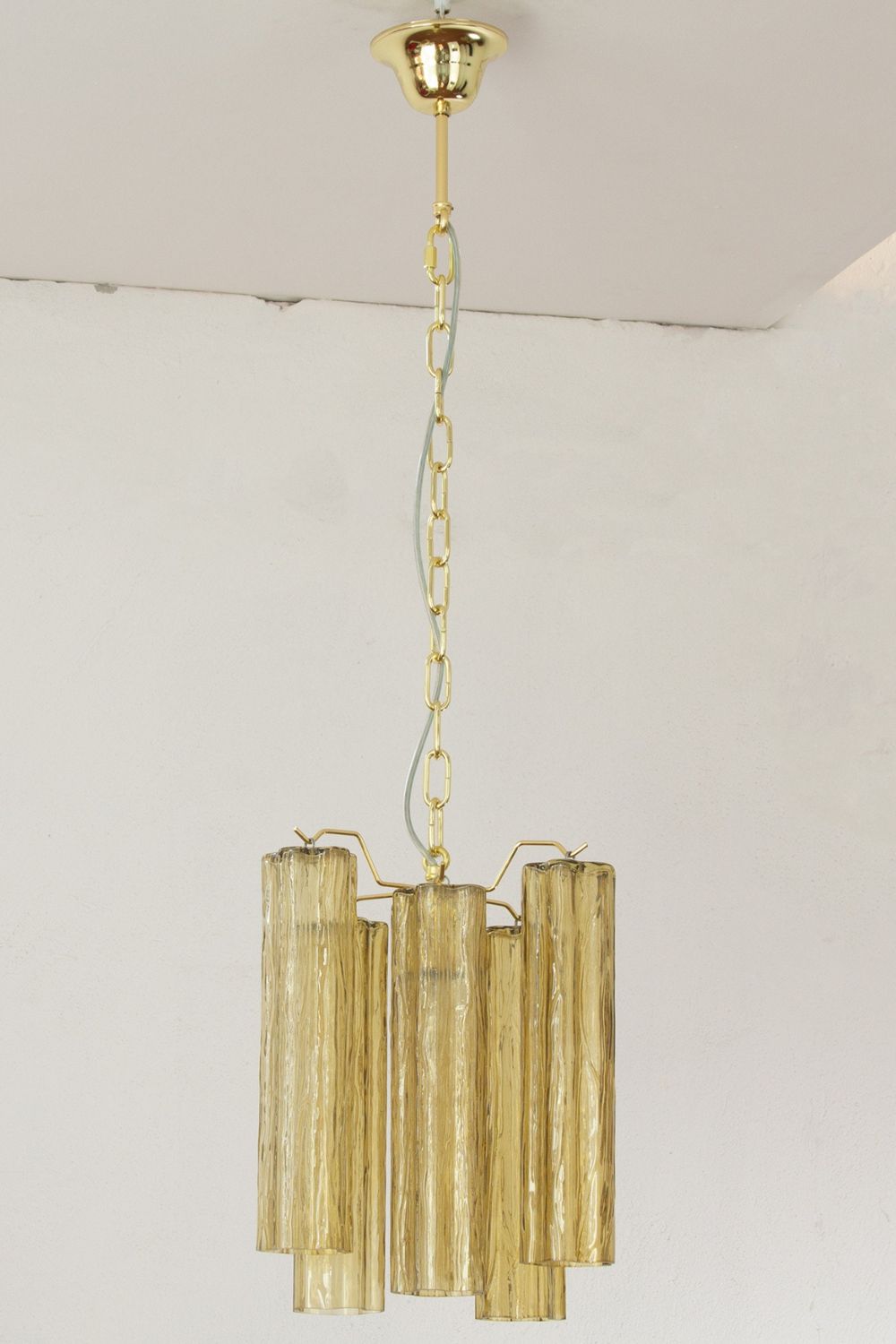 Amber Art Tronchi Glass Pendant Light - view 5 | vexalamps