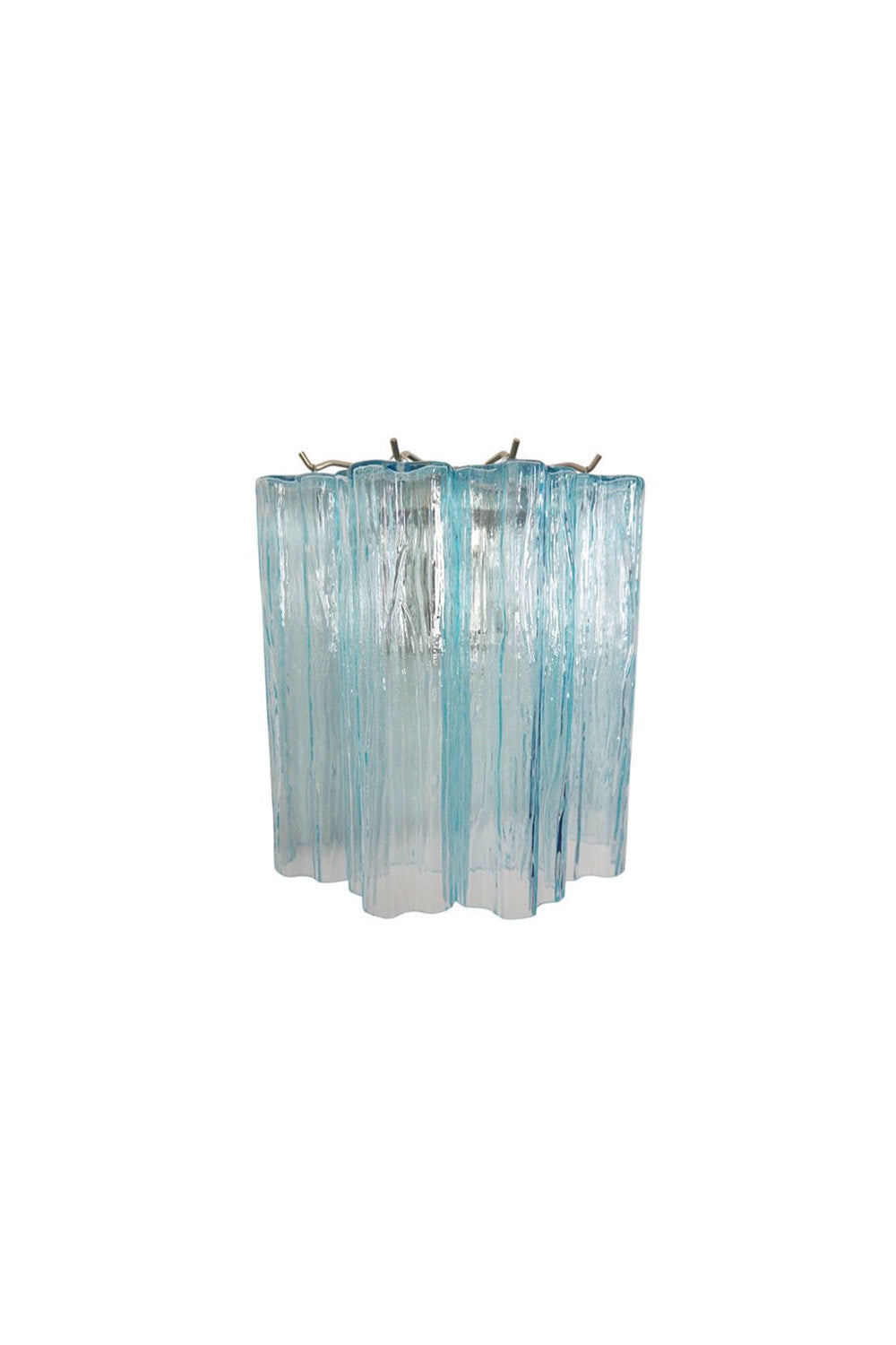 Blue Art Glass Tube Wall lamp | vexalamps