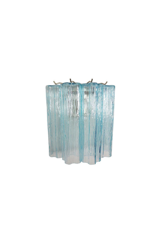 Blue Art Glass Tube Wall lamp | vexalamps