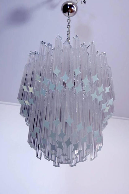 Venini Style Art Quadriedri Chandelier - view 10 | vexalamps
