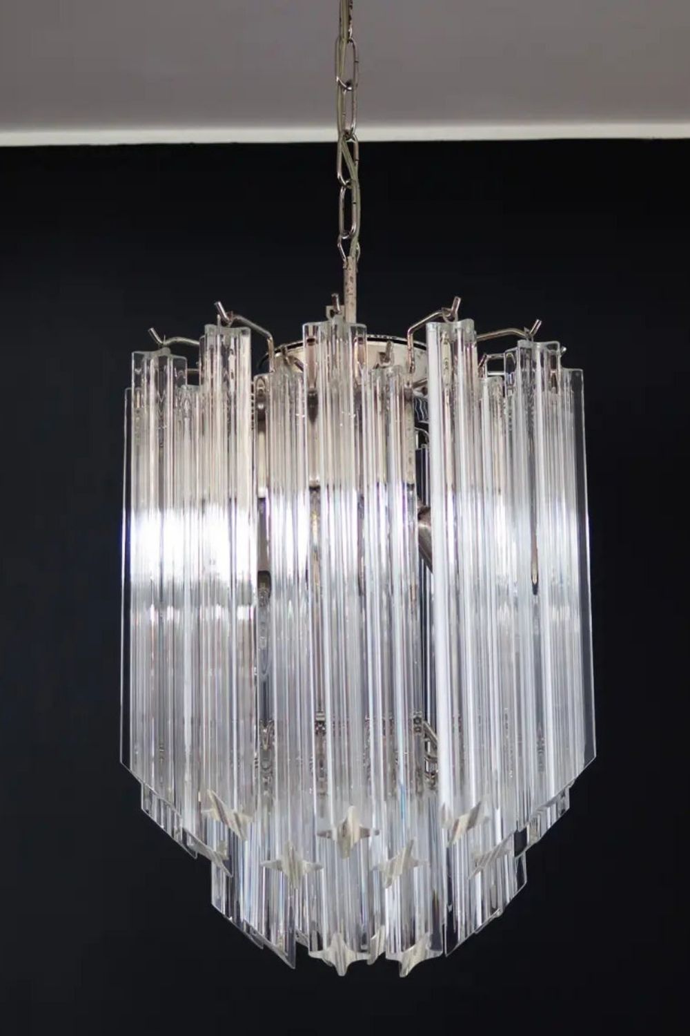 Art Quadriedri Glass Chandelier - view 10 | vexalamps