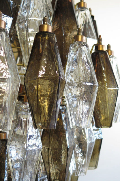 Art Poliedri Smoked Globe Chandelier - view 10 | vexalamps