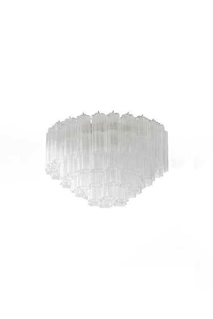 Clear Art Glass Tronchi Ceiling Light | vexalamps