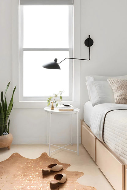 Adjustable Swing Arm Wall Lamp - view 5 | vexalamps