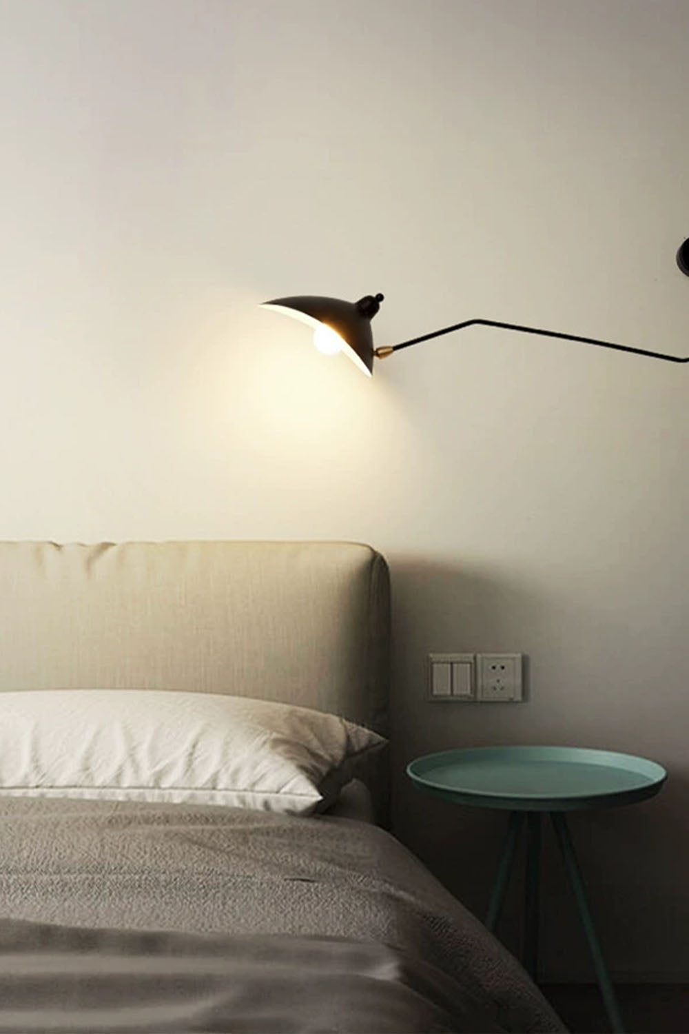 Adjustable Swing Arm Wall Lamp - view 10 | vexalamps