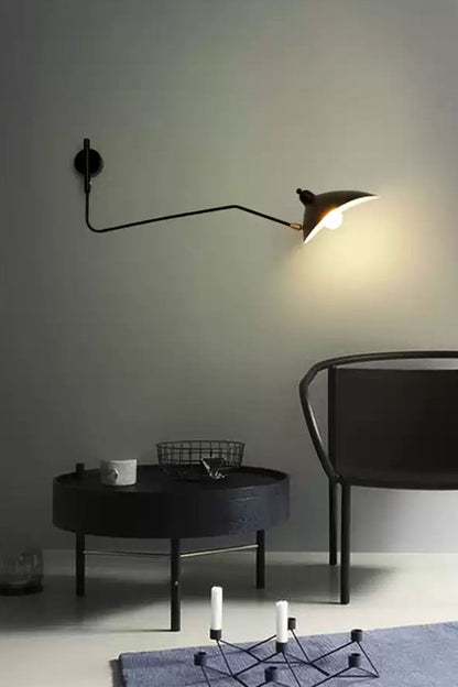 Adjustable Swing Arm Wall Lamp - view 3 | vexalamps