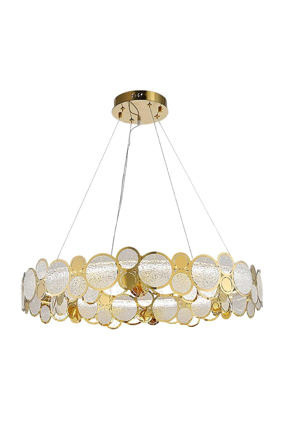 Adrianna Glass Round Chandelier - vexalamps