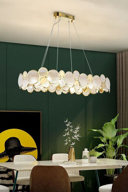 Adrianna Glass Round Chandelier - vexalamps