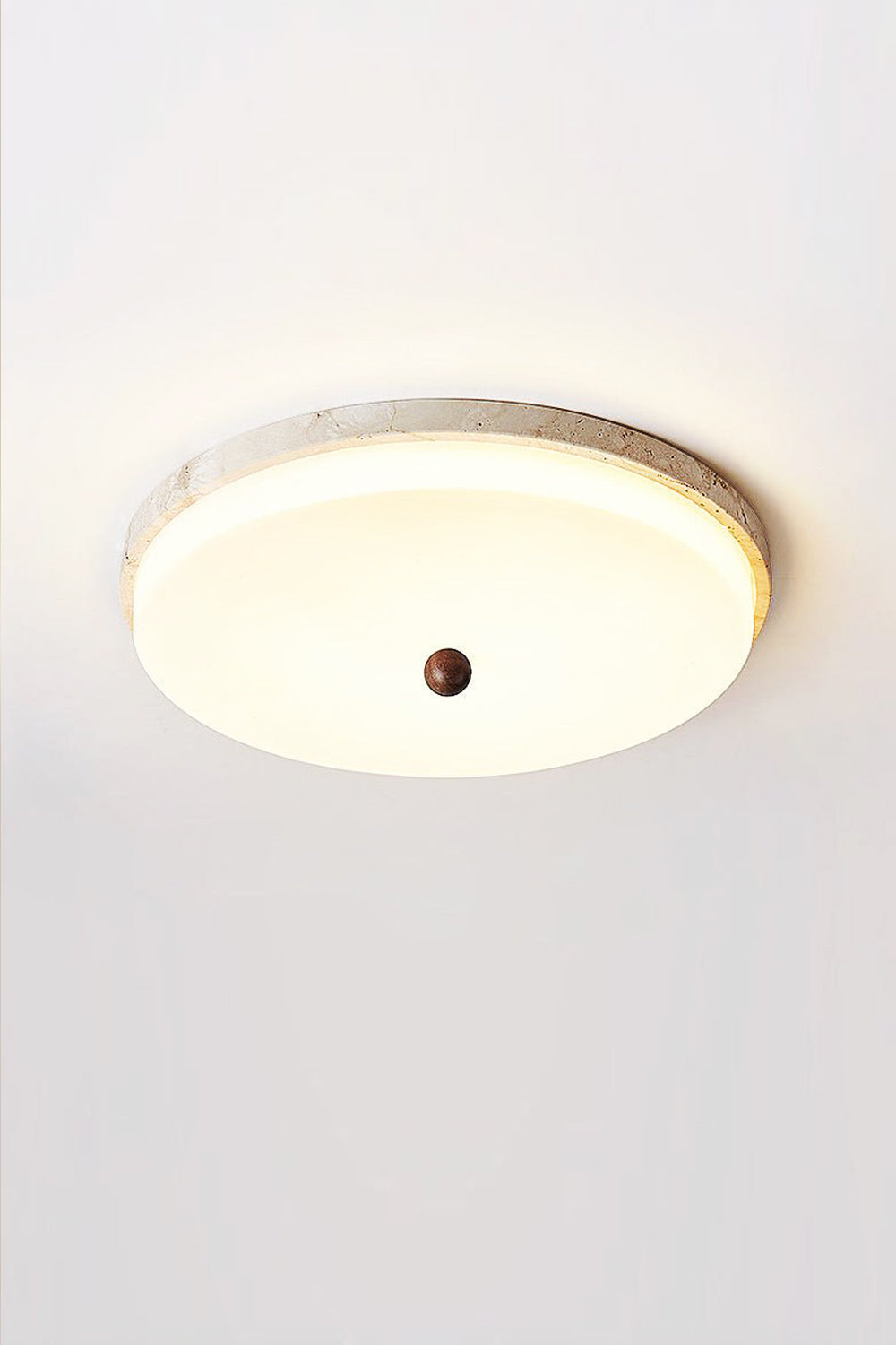 Aeon Travertine Globe Ceiling Light - view 13 | vexalamps