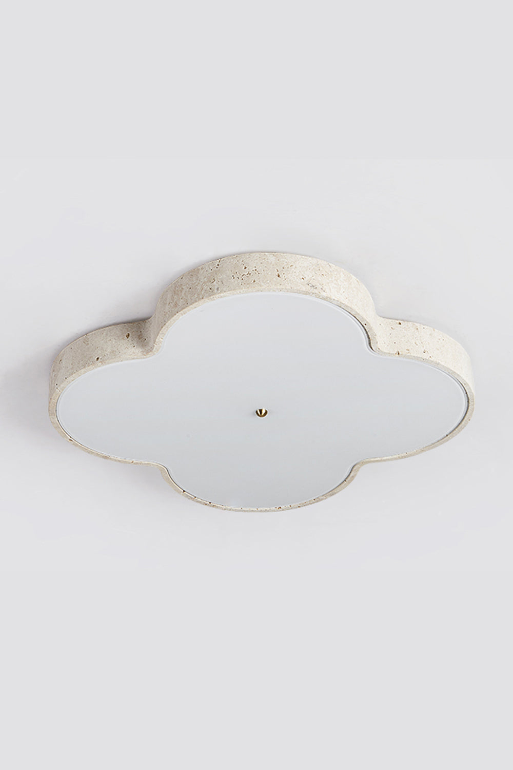 Aethel Cloud Travertine Ceiling Lamp - view 16 | vexalamps