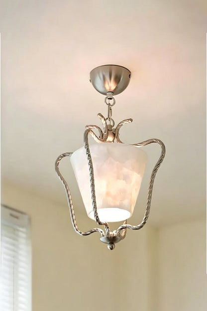 Aether Shell Gold Pendant Lamp | detail | Samu  Lamp
