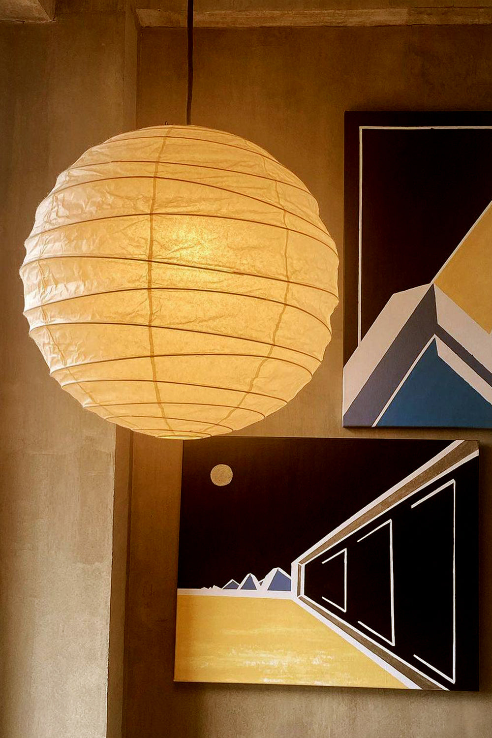 Washi Paper 120D Pendant Lamp - view 15 | vexalamps