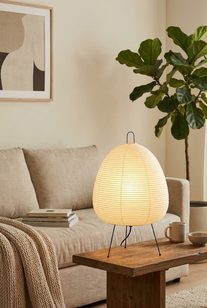 Washi Paper A1 Table Lamp - view 2 | vexalamps