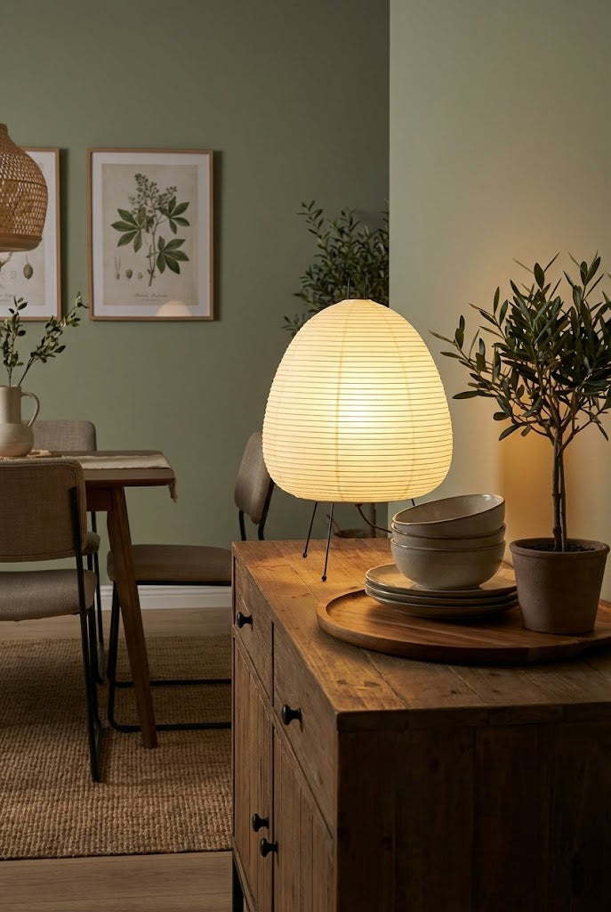 Washi Paper A1 Table Lamp - view 3 | vexalamps