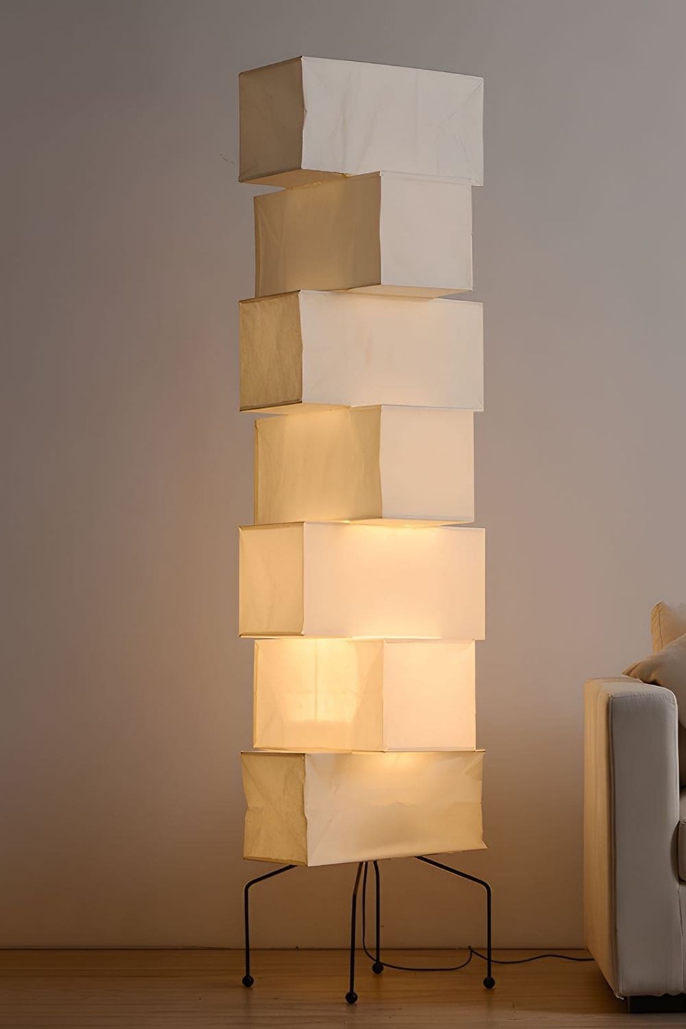 Washi Paper UF4-L10 Floor Lamp - view 16 | vexalamps