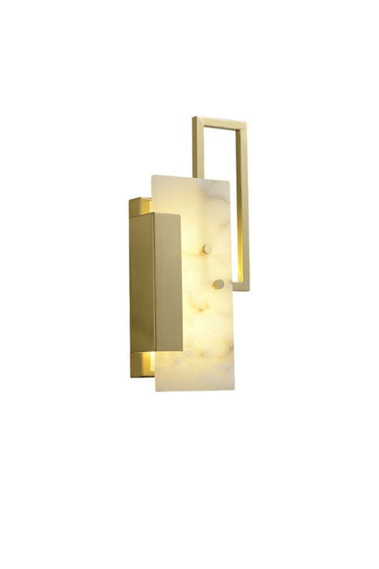 Alabaster Brass Wall Sconce | vexalamps