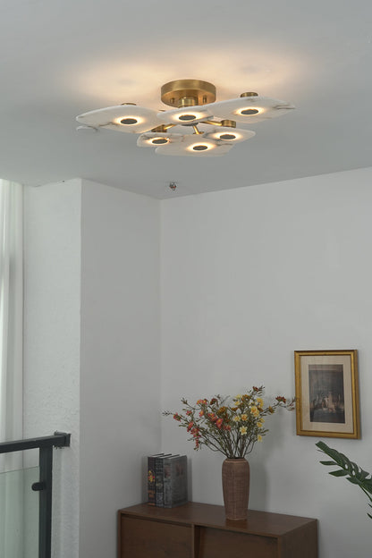 Alabaster Bloom Ceiling Light Samu  Lamp