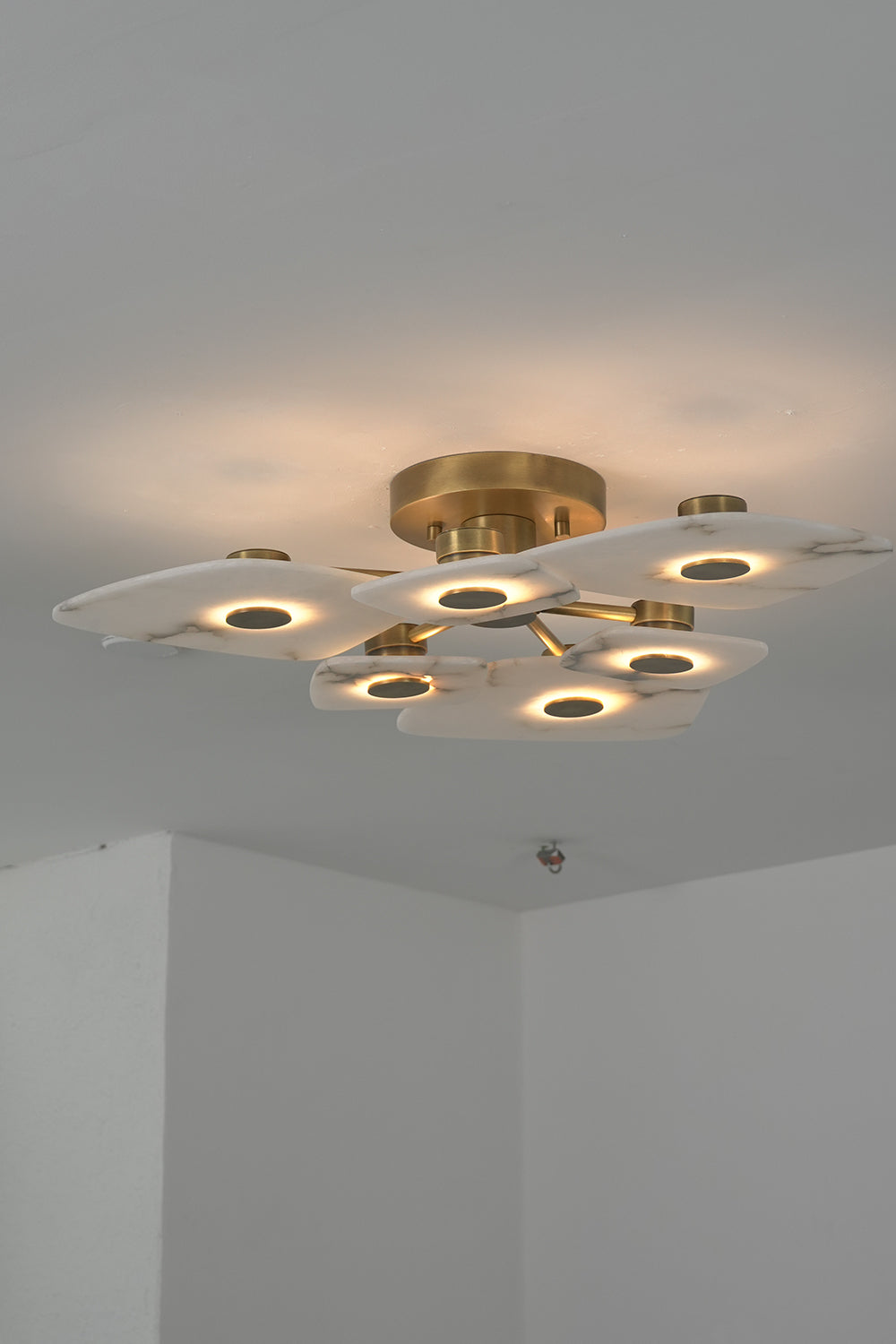 Alabaster Bloom Ceiling Light | detail | Samu  Lamp