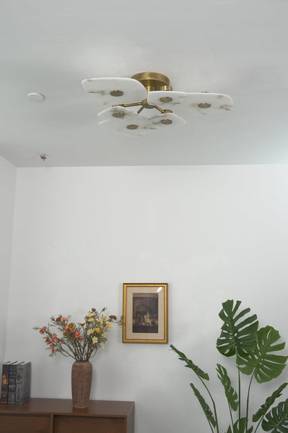 Alabaster Bloom Ceiling Light Samu  Lamp