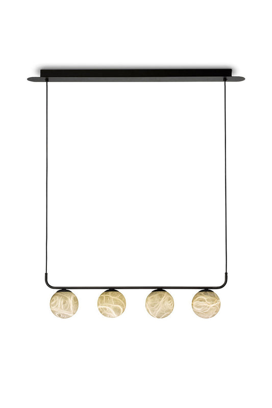 Alabaster Global Linear Pendant - vexalamps
