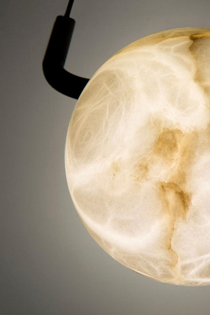 Alabaster Global Linear Pendant - vexalamps