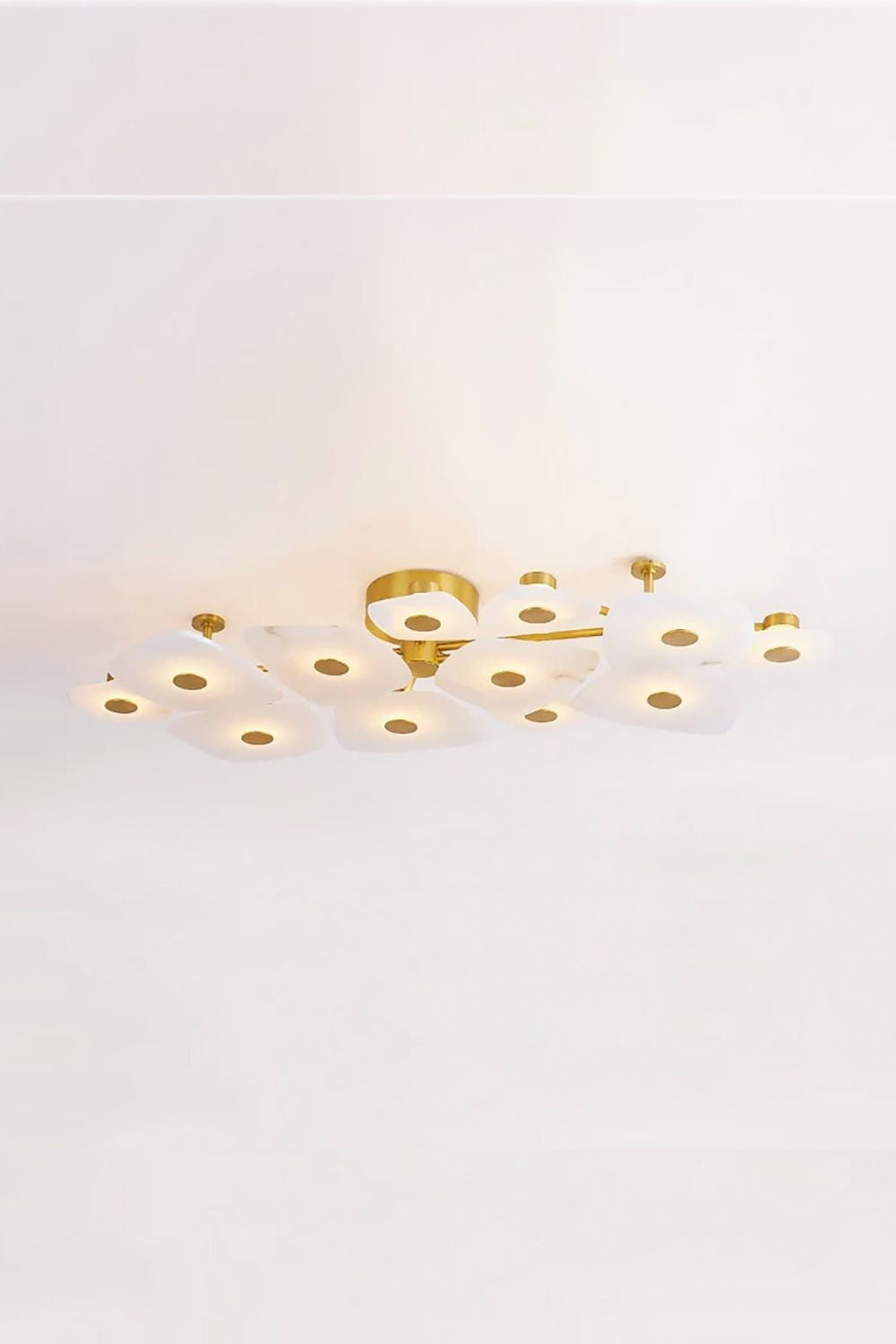 Alabaster Holmdel Ceiling Lamp - view 4 | vexalamps