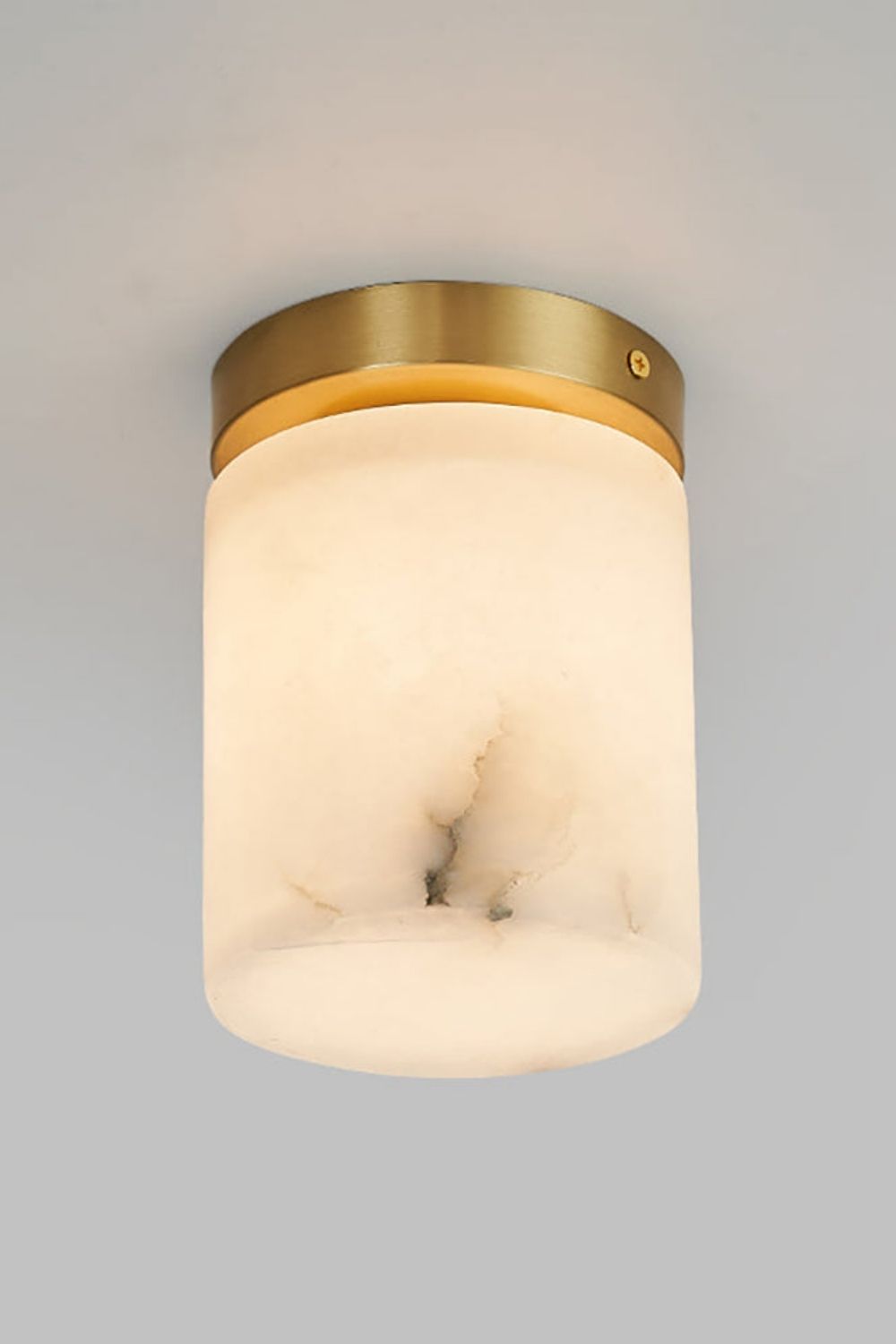 Alabaster Melange Brass Ceiling Light - view 13 | vexalamps