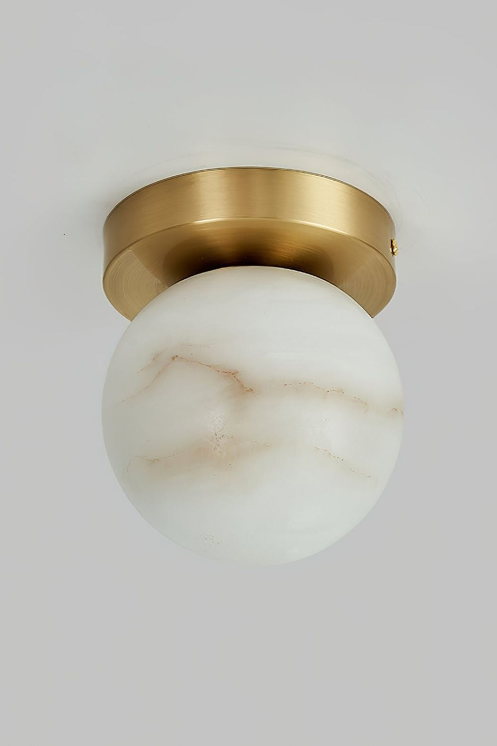 Alabaster Melange Brass Ceiling Light - view 14 | vexalamps