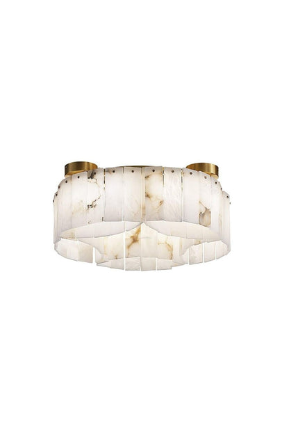 Alabaster Modern Brass Ceiling Lamp | vexalamps
