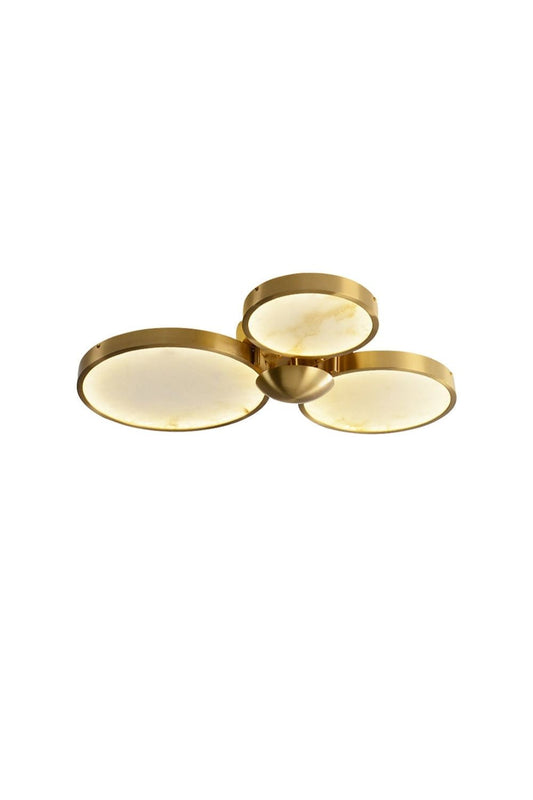 Alabaster Modern Disc Ceiling Light | vexalamps