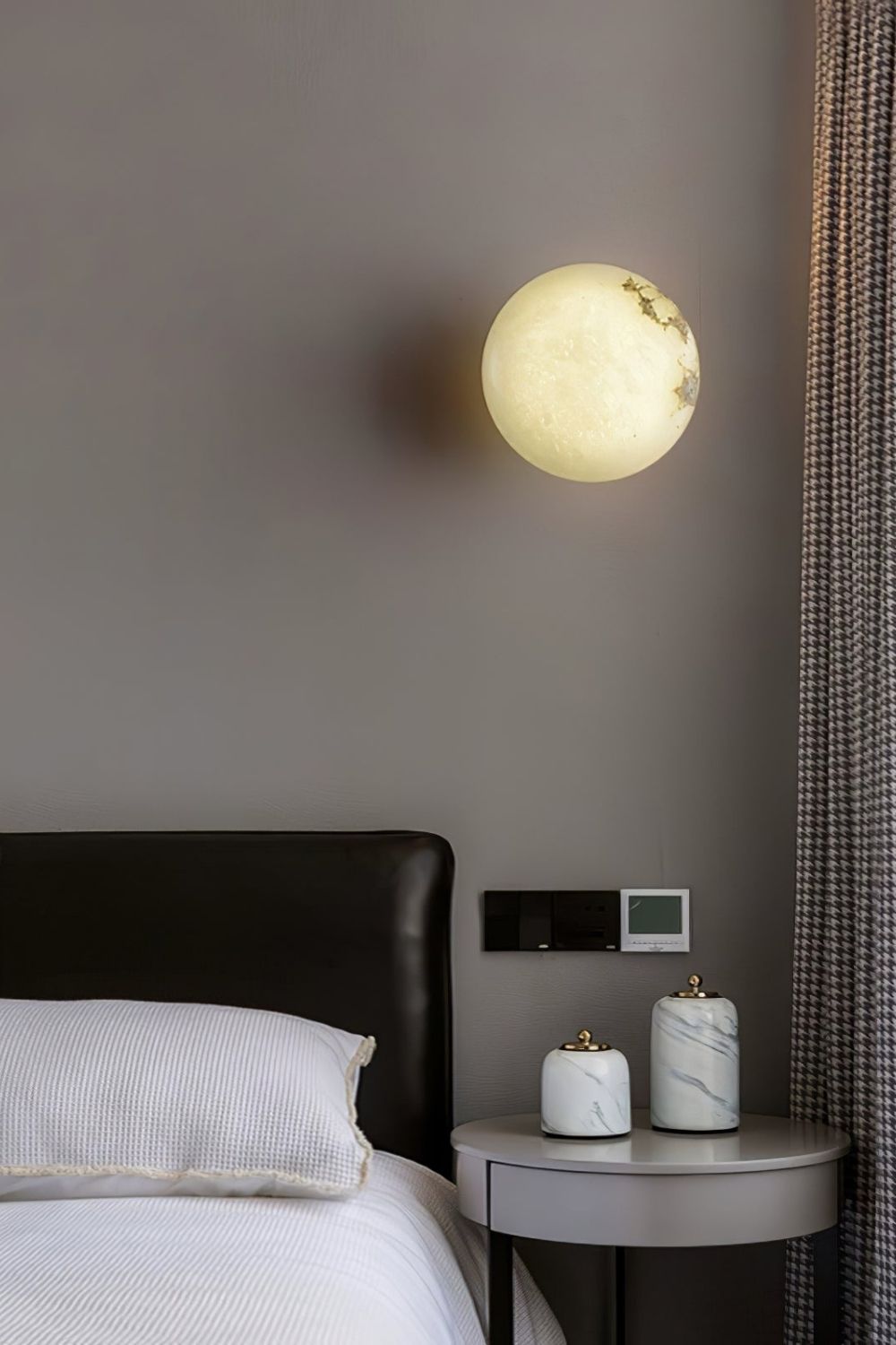 Alabaster Oval Ceiling Lamp - view 16 | vexalamps