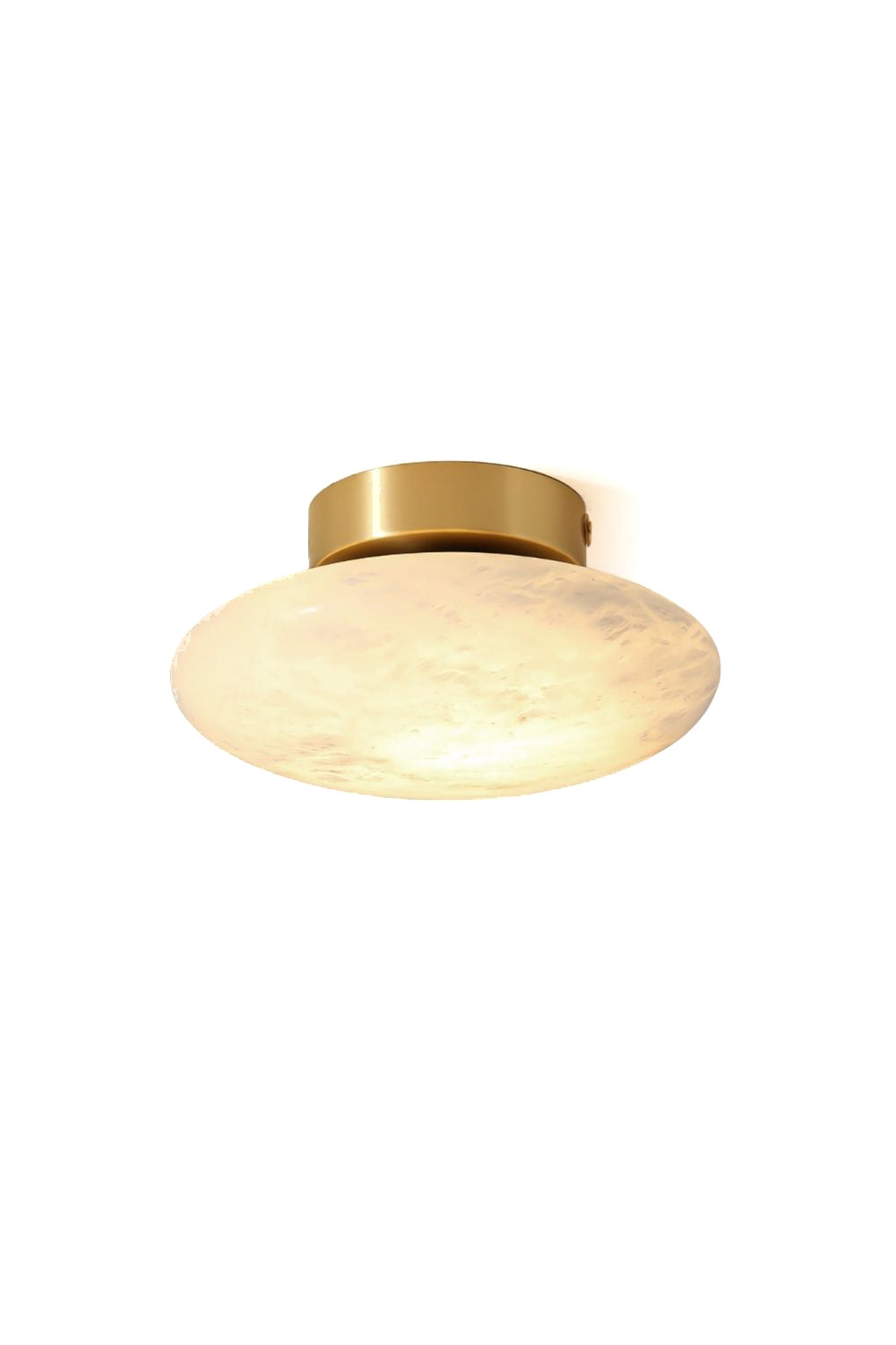 Alabaster Oval Ceiling Lamp | vexalamps