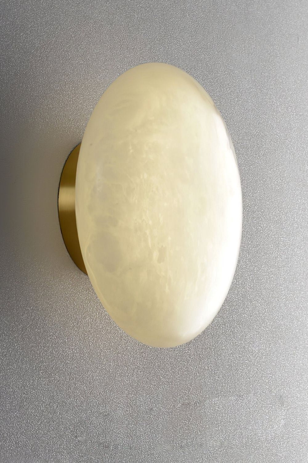 Alabaster Oval Ceiling Lamp - view 6 | vexalamps