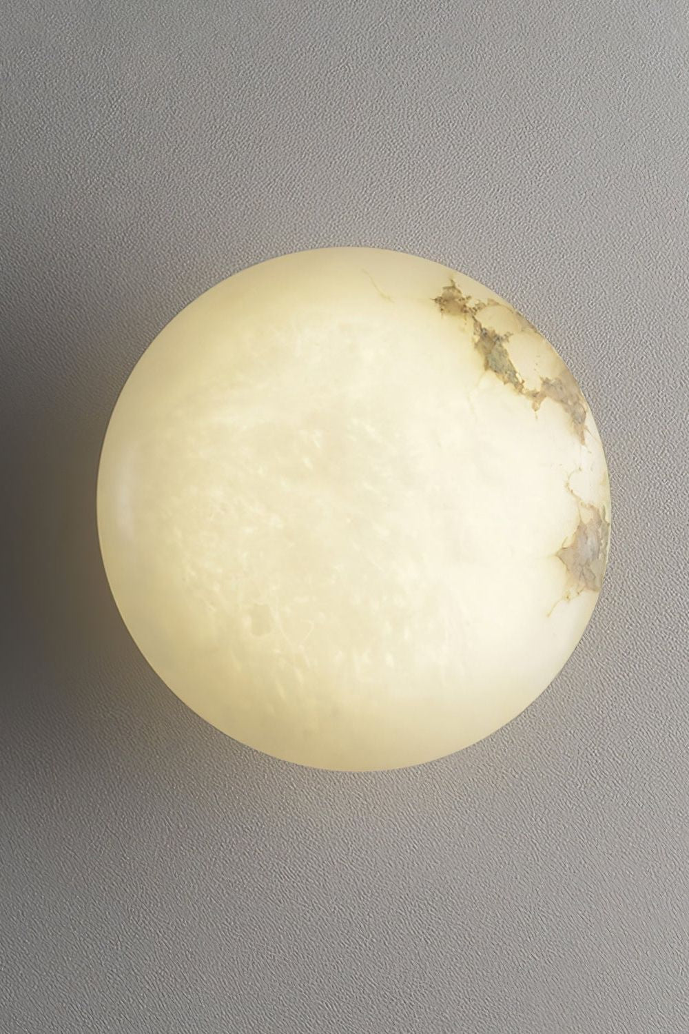 Alabaster Oval Ceiling Lamp - view 7 | vexalamps