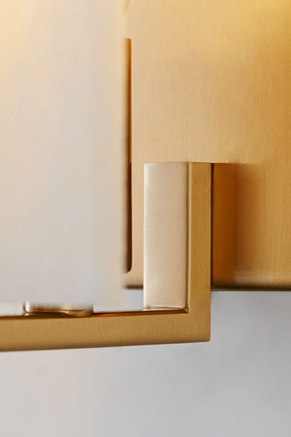 Alabaster Square Wall Sconce - view 6 | vexalamps