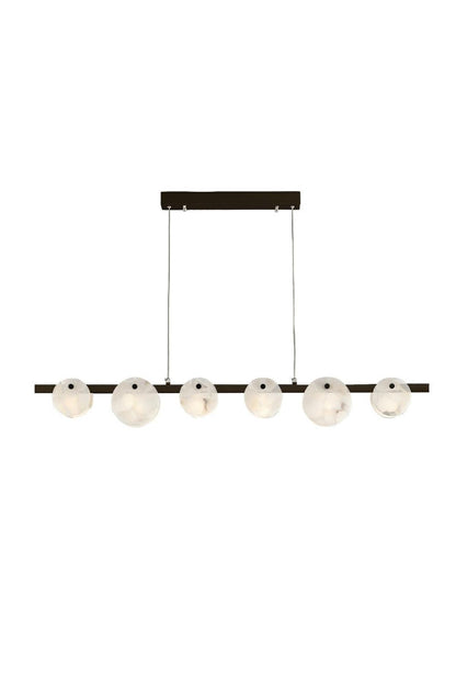 Alabaster Trinidad Dining Room Chandelier - view 17 | vexalamps