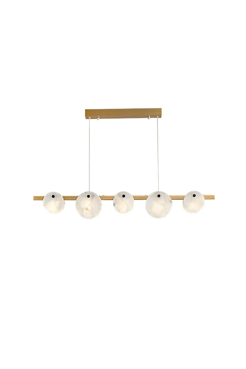 Alabaster Trinidad Dining Room Chandelier - view 18 | vexalamps