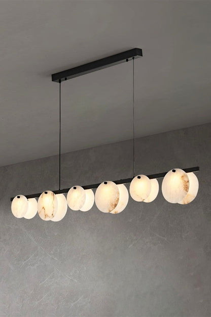Alabaster Trinidad Dining Room Chandelier - view 13 | vexalamps