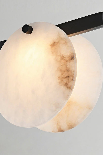 Alabaster Trinidad Dining Room Chandelier - view 12 | vexalamps