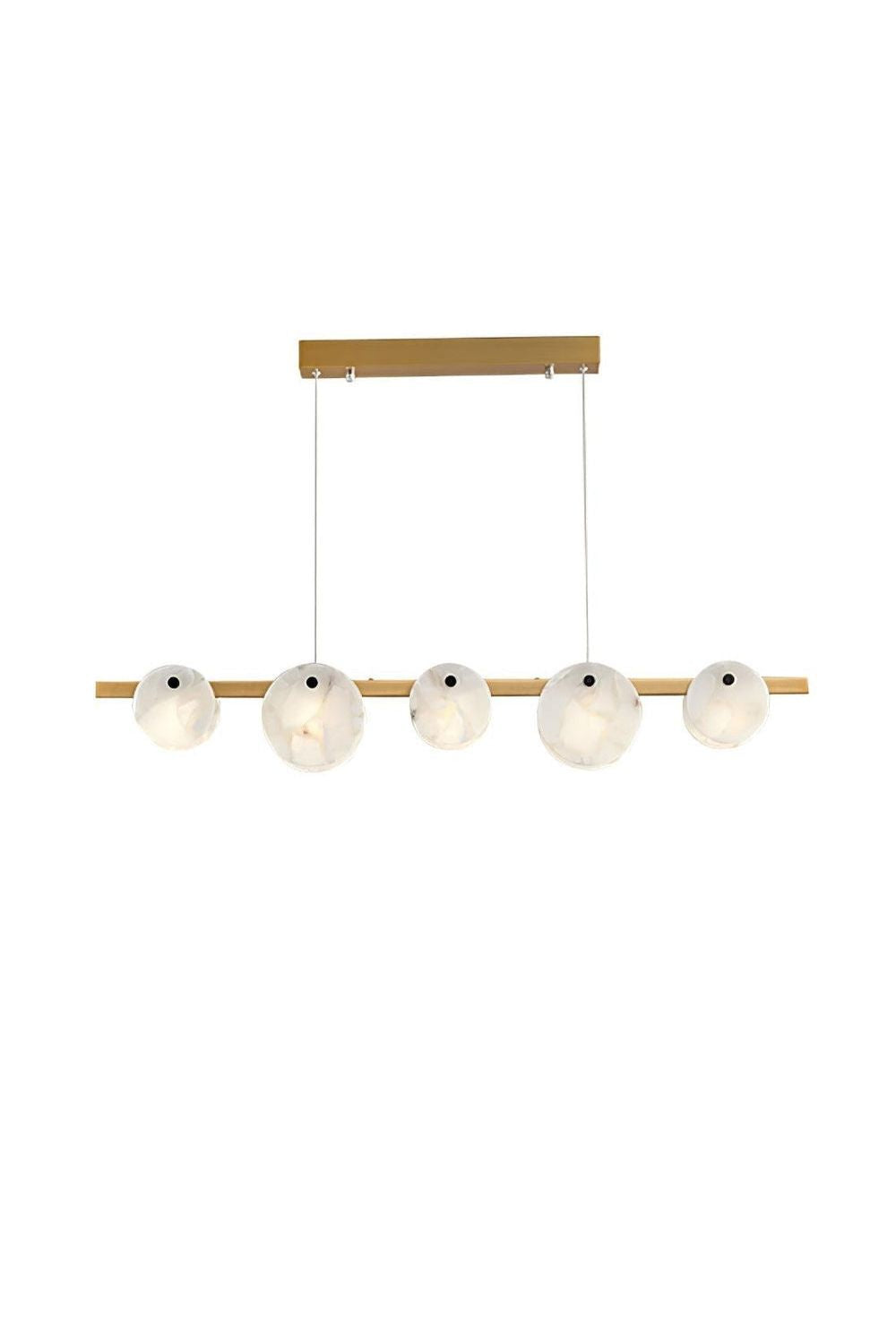 Alabaster Trinidad Dining Room Chandelier - view 15 | vexalamps