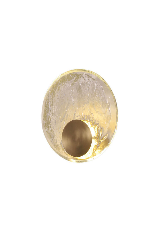 Round Alpes Glass Wall Sconce | vexalamps