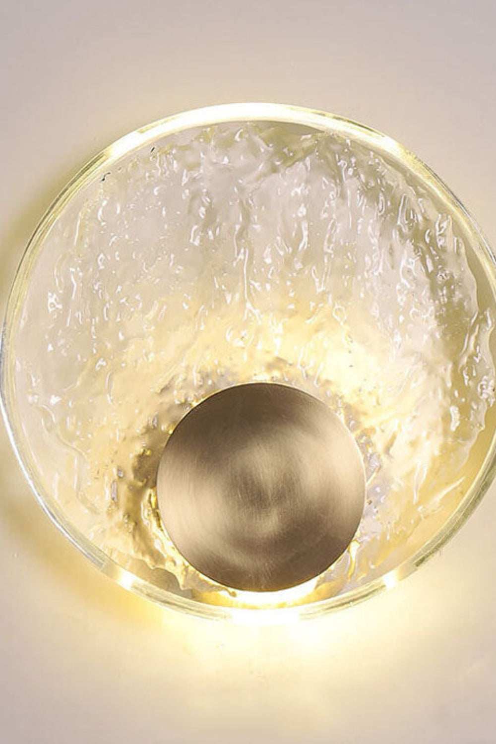 Round Alpes Glass Wall Sconce - view 8 | vexalamps