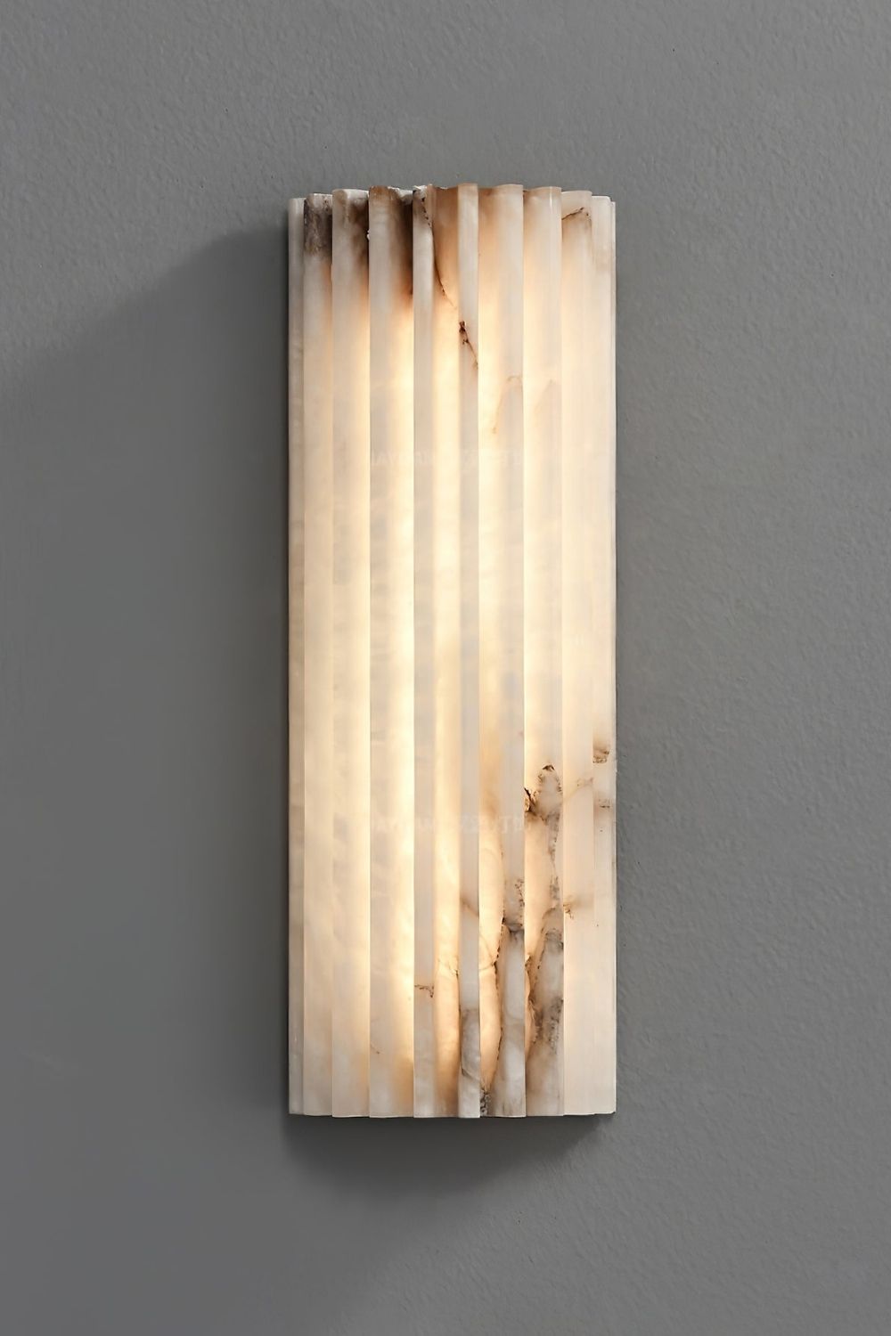 Alvia Alabaster Wall Light - view 15 | vexalamps