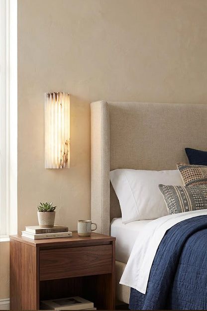 Alvia Alabaster Wall Light - view 13 | vexalamps