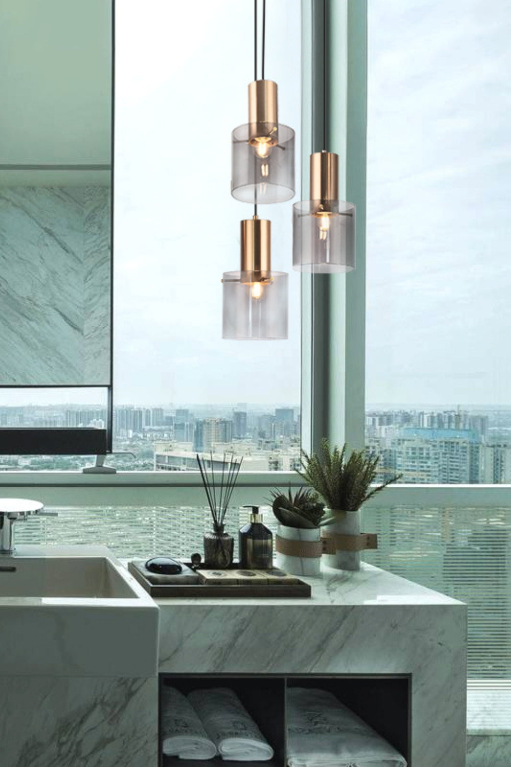 Alyssa Gold Pendant Lamp - vexalamps
