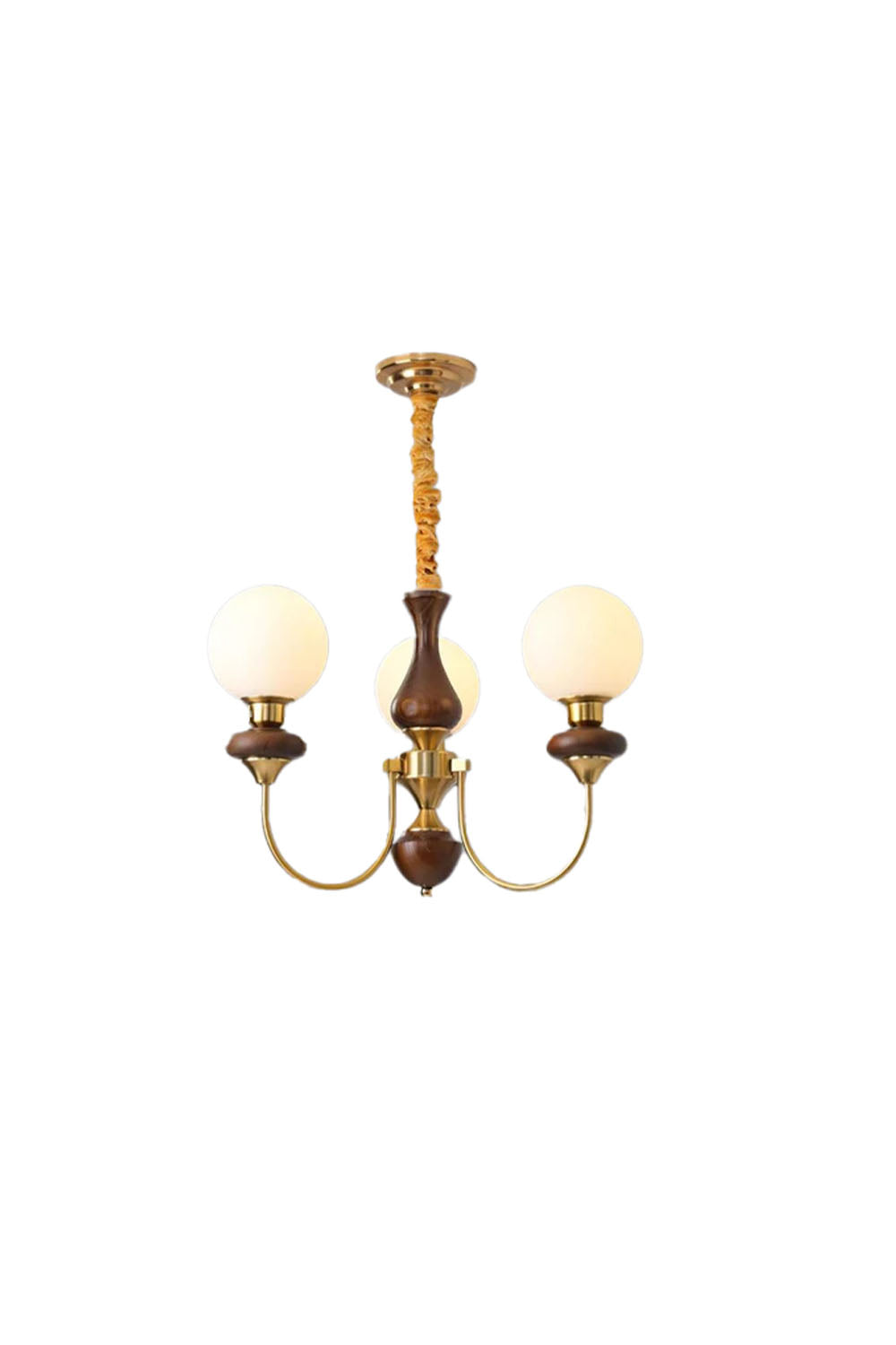 American Retro Glass Ball Chandelier | vexalamps